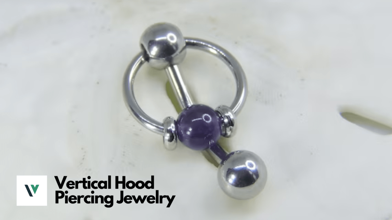 Vertical Hood Piercing Jewelry