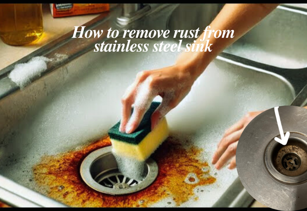 How to remove rust from stainless steel sink