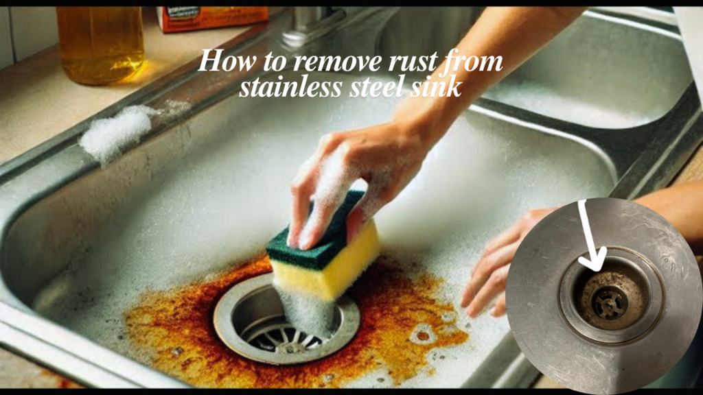 How to remove rust from stainless steel sink