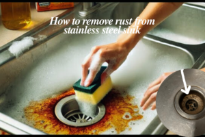 How to remove rust from stainless steel sink