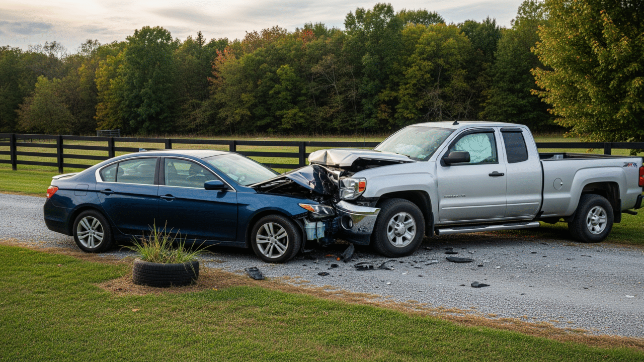 does car insurance cover accidents on private property