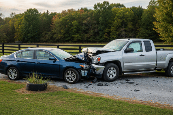 does car insurance cover accidents on private property